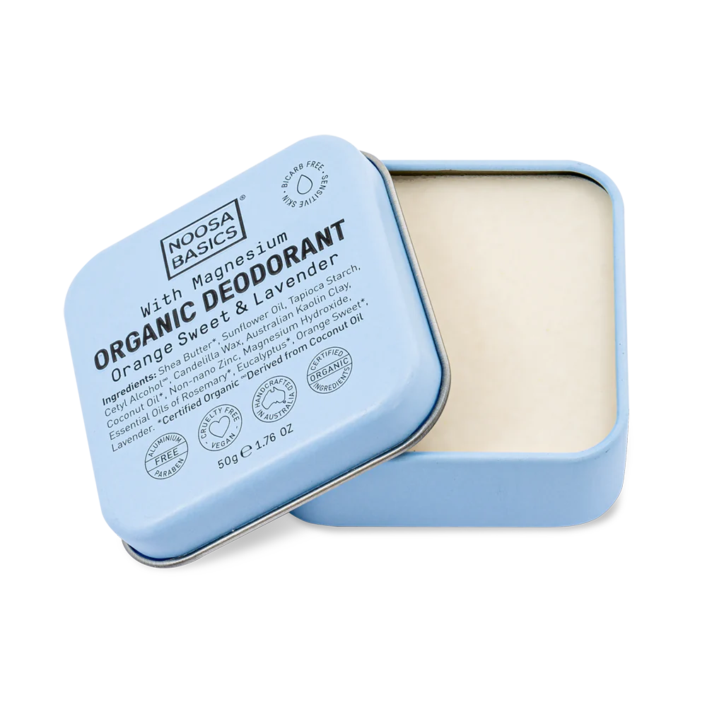 Noosa Basics ~ Deodorant Cream Tin ~ Sweet Orange & Lavender