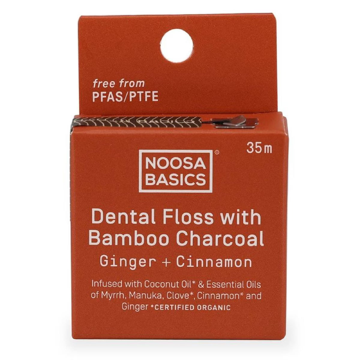 Bamboo Charcoal Dental Floss - Ginger & Cinnamon