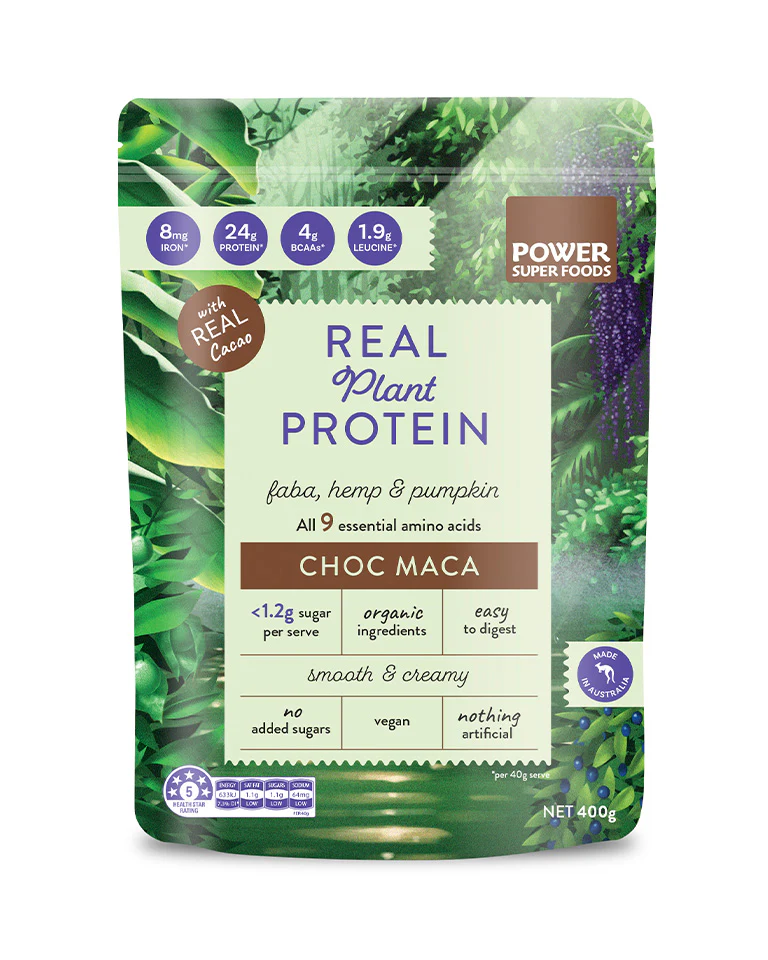 Real Plant Protein Powder ~ Choc Maca Blend