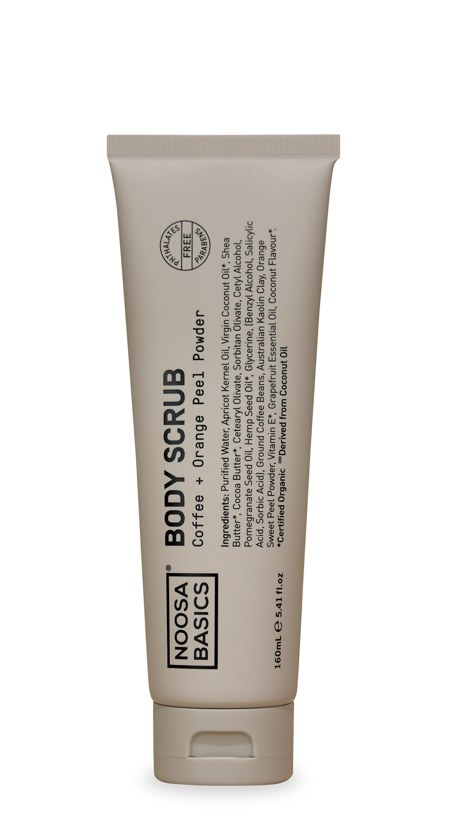 Body Scrub Coffee + Orange Peel Powder