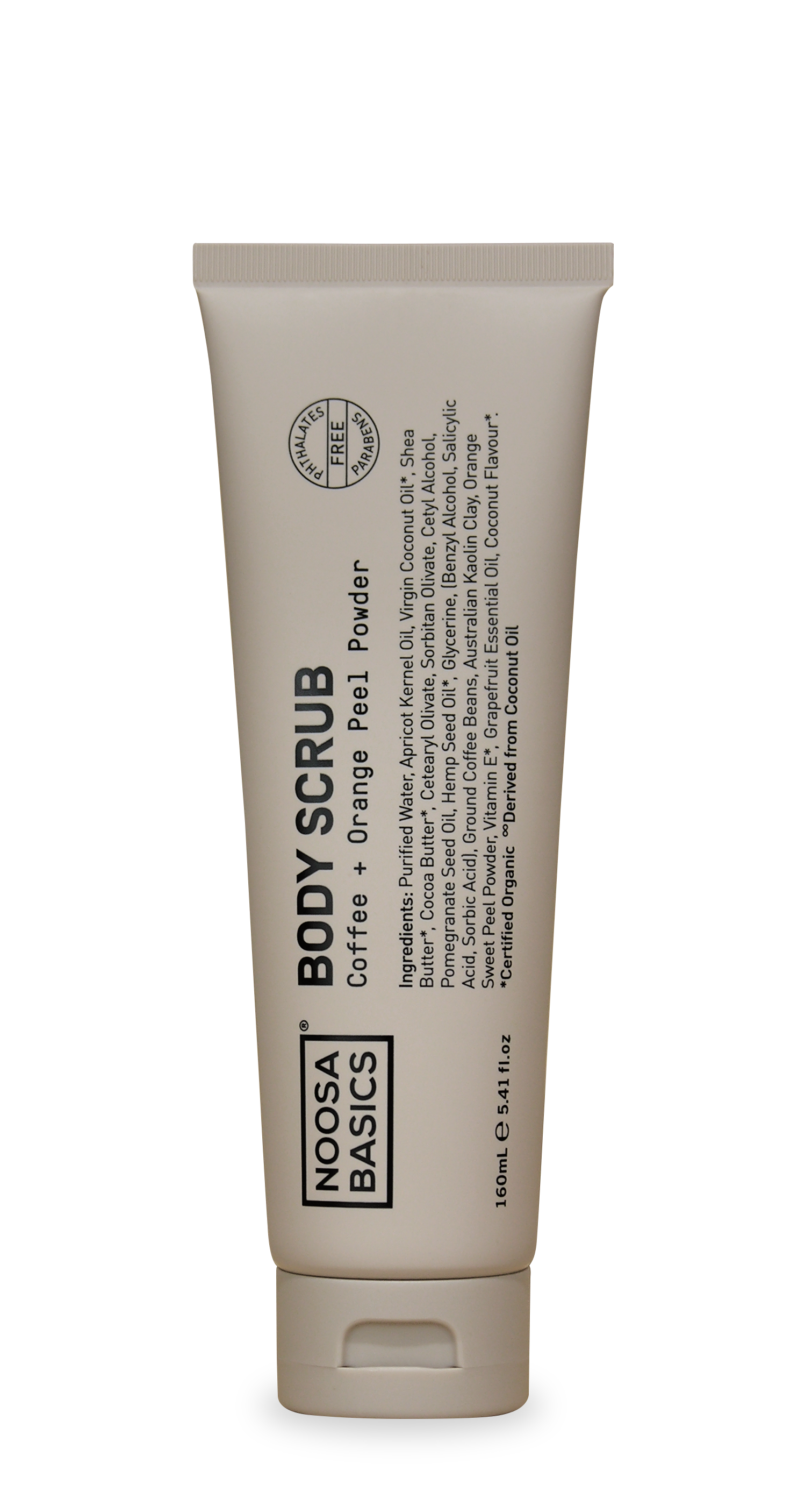 Body Scrub Coffee + Orange Peel Powder