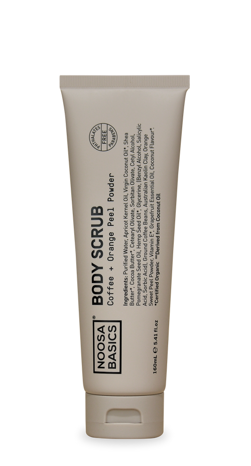 Body Scrub Coffee + Orange Peel Powder