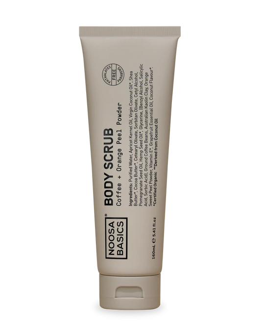 Body Scrub Coffee + Orange Peel Powder