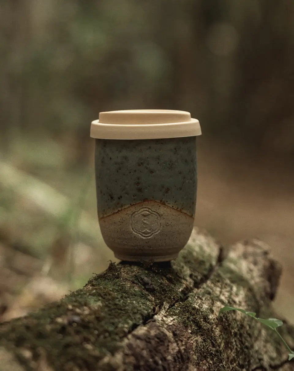 SuperFeast x Pottery For the Planet 8oz Travel Mug