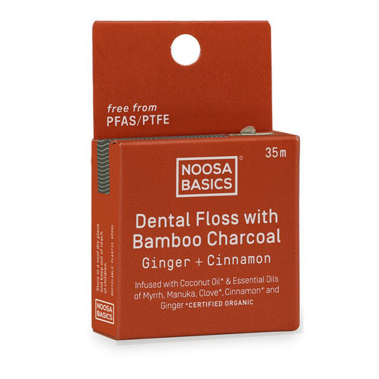 Bamboo Charcoal Dental Floss - Ginger & Cinnamon
