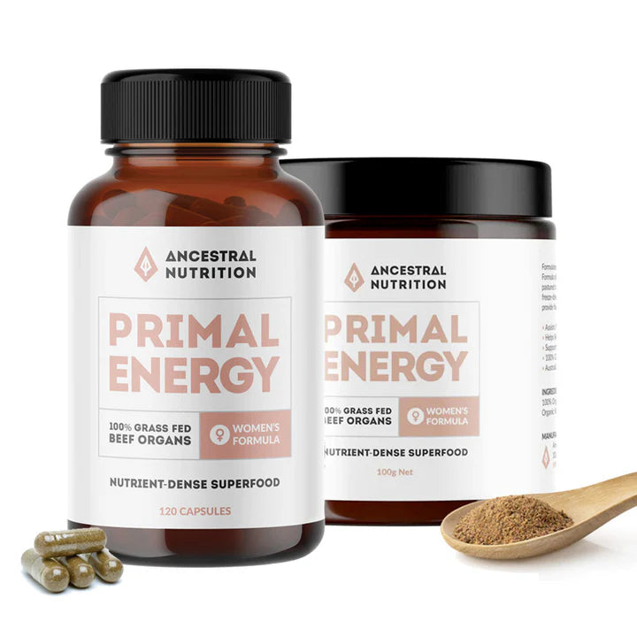 Primal Energy Women ~ Grass Fed Beef Organs