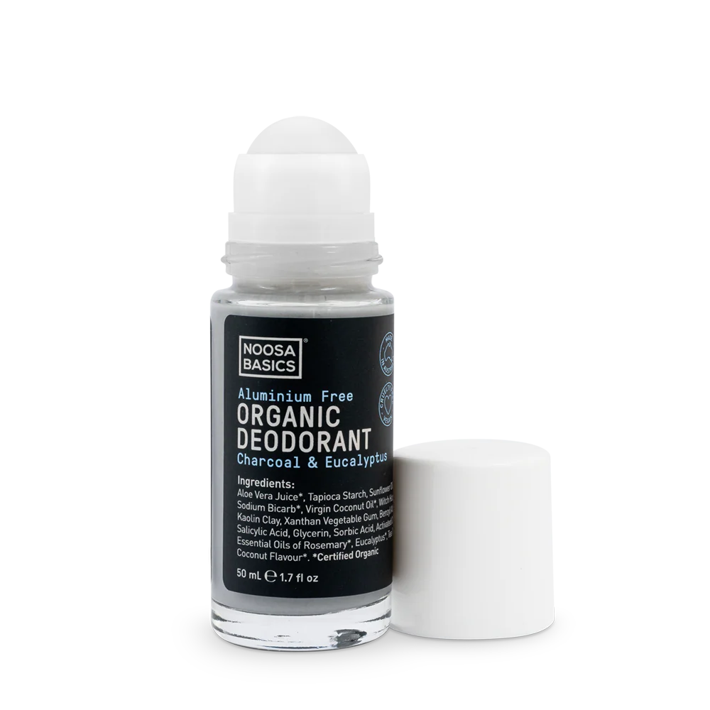 Noosa Basics ~ Roll on Deodorant ~ Charcoal & Eucalyptus