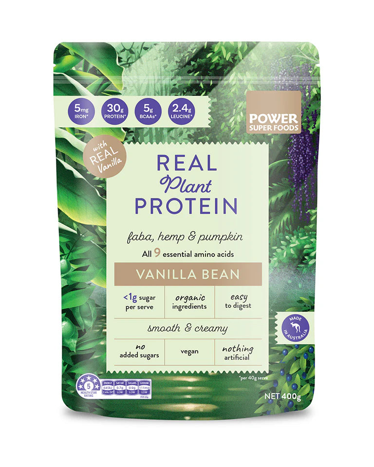 Real Plant Protein Powder ~ Vanilla Blend
