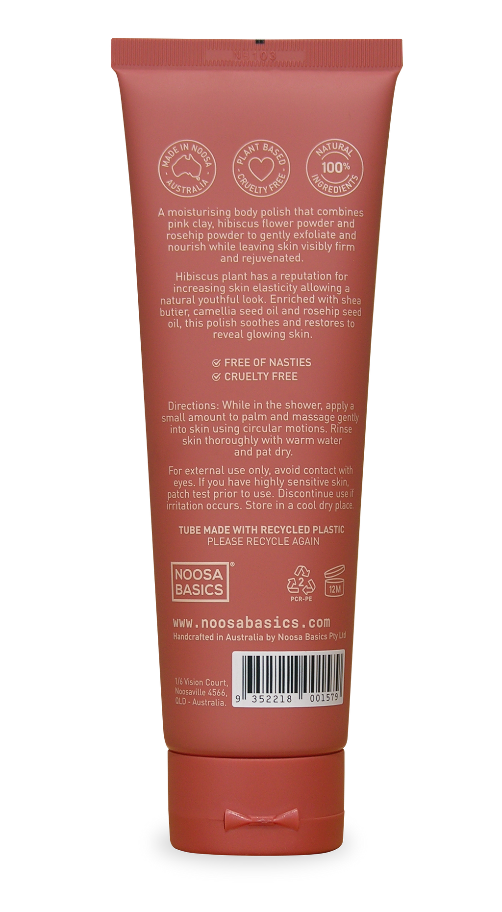 Hibiscus + Rosehip Powder Body Polish