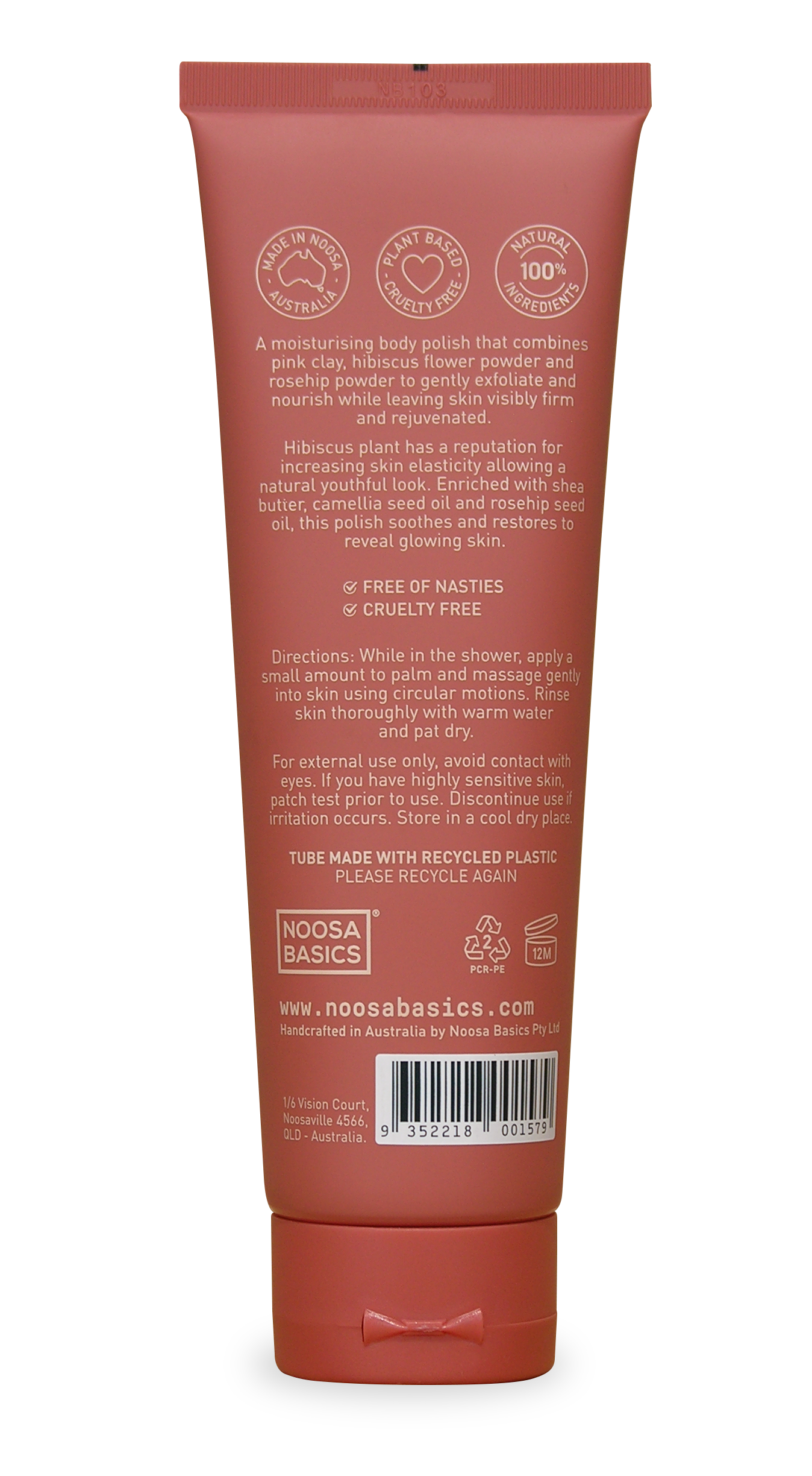 Hibiscus + Rosehip Powder Body Polish